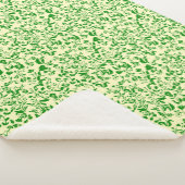 緑花柄G01.L黄BG シェルパブランケット (3/4)