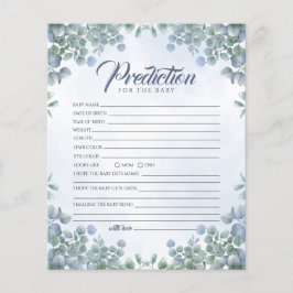 緑花赤ちゃんシャワー予測ゲーム