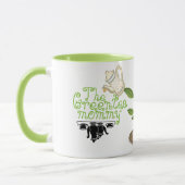 緑茶のお母さんのマグ マグカップ (左)