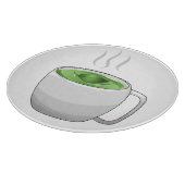 緑茶のカップ カッティングボード (角)