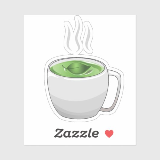 緑茶のカップ シール (シート)