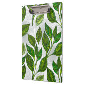 緑茶の継ぎ目のないパタ葉ーン クリップボード (左)