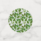 緑茶の継ぎ目のないパタ葉ーン コンフェッティ (スモール正面)