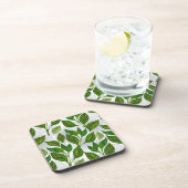 緑茶の継ぎ目のないパタ葉ーン コースター (右側)