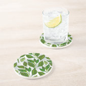 緑茶の継ぎ目のないパタ葉ーン コースター (側面)