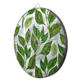 緑茶の継ぎ目のないパタ葉ーン ダーツボード (正面右)