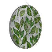 緑茶の継ぎ目のないパタ葉ーン ダーツボード (正面左)