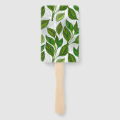 緑茶の継ぎ目のないパタ葉ーン ハンドファン (裏面)