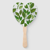 緑茶の継ぎ目のないパタ葉ーン ハンドファン (裏面)