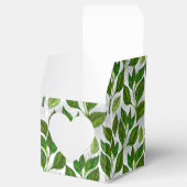 緑茶の継ぎ目のないパタ葉ーン フェイバーボックス (オープン)