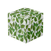 緑茶の継ぎ目のないパタ葉ーン フォトキューブ (裏面アングル)