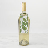 緑茶の継ぎ目のないパタ葉ーン ボトルネックタグ (ボトル)