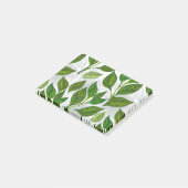 緑茶の継ぎ目のないパタ葉ーン ポストイット (アングル)