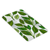 緑茶の継ぎ目のないパタ葉ーン マグネット (右側)