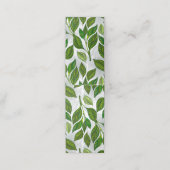 緑茶の継ぎ目のないパタ葉ーン 予約カード (外部開封)