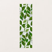 緑茶の継ぎ目のないパタ葉ーン 名刺 (外部フラット)