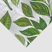 緑茶の継ぎ目のないパタ葉ーン 薄葉紙 (詳細)