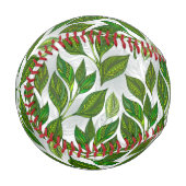 緑茶の継ぎ目のないパタ葉ーン 野球ボール (正面左)