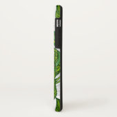 緑茶の継ぎ目のないパタ葉ーン Case-Mate iPhoneケース (裏面/左)