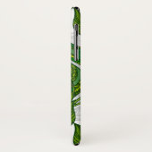 緑茶の継ぎ目のないパタ葉ーン Case-Mate iPhoneケース (裏面/左)