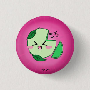 緑茶のMochiのアイスクリームボタン 缶バッジ