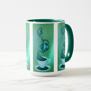 緑茶アートマグ マグカップ