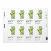 緑茶オーガニックの生茶のビジネスラベル ラベル (フルシート)