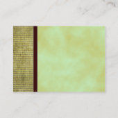 緑茶カスタム名刺 名刺 (裏面)