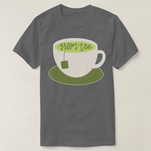 緑茶デザイン1 Tシャツ (デザイン正面)