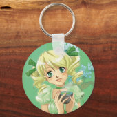 緑茶ポルテ キーホルダー (正面)