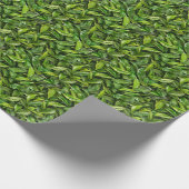 緑茶ラッピング紙 ラッピングペーパー (角)
