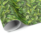 緑茶ラッピング紙 ラッピングペーパー (ロールコーナー)