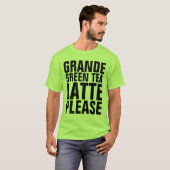 緑茶ラテ恋人Tシャツ Tシャツ (正面フル)