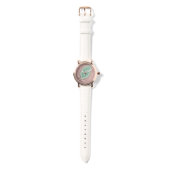 緑茶リーフAIアート 腕時計 (ストラップ)