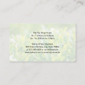 緑茶釜 | ティープラントフィールドビジネスカード 名刺 (裏面)