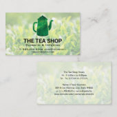 緑茶釜 | ティープラントフィールドビジネスカード 名刺 (正面/裏面)