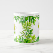 緑茶 ジャンボコーヒーマグカップ (正面)