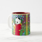 緑茶 ツートーンマグカップ (正面左)