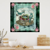 緑茶 ポスター (キッチン)