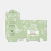 緑茶 – ルーズリーフ茶包装小箱 フェイバーボックス (折り畳みなし)