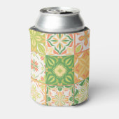 緑華美と黄色のタイル 缶クーラー (缶裏面)