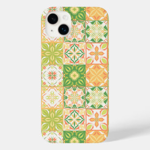 緑華美と黄色のタイル Case-Mate iPhone 14 PLUSケース