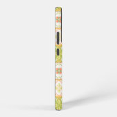 緑華美と黄色のタイル SAMSUNG GALAXYケース (右側面)