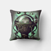 緑華美のクリスタルボールと球体のコードロン クッション (裏面)