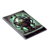 緑華美のクリスタルボールと球体のコードロン ノートブック (右側)