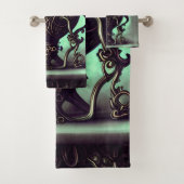 緑華美のクリスタルボールと球体のコードロン バスタオルセット (インサイチュ)