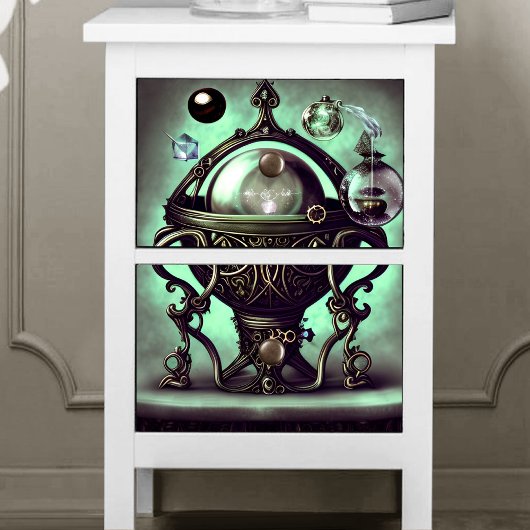 緑華美のクリスタルボールと球体のコードロン 薄葉紙