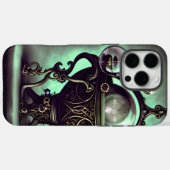 緑華美のクリスタルボールと球体のコードロン Case-Mate iPhoneケース (裏面 (横))