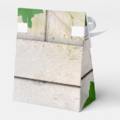 緑葉と蝶の好意ボックス フェイバーボックス (裏面サイド)