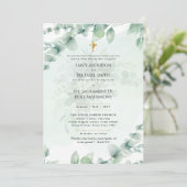 緑葉のカトリック祭結婚会 招待状 (スタンド正面)